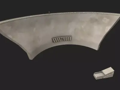 Turkish Hydro Electric Dam Power Plants Low-poly 3D model