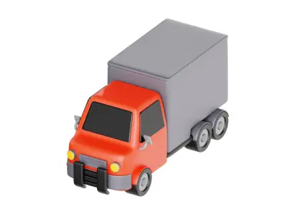 3D truck  3D model