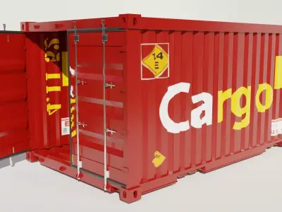 shipping container 3D model purchase