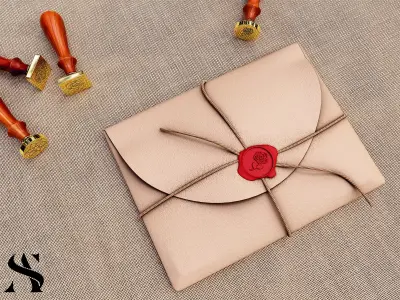 wax stamp Low-poly 3D model