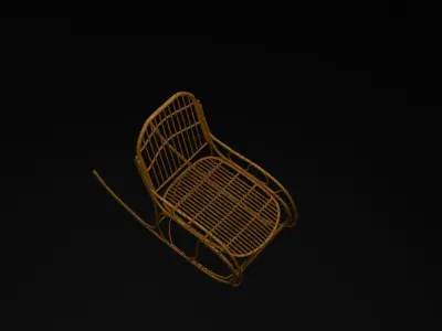 rocking chair 3D model order