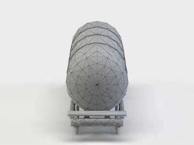 Train wagon Low-poly 3D model purchase