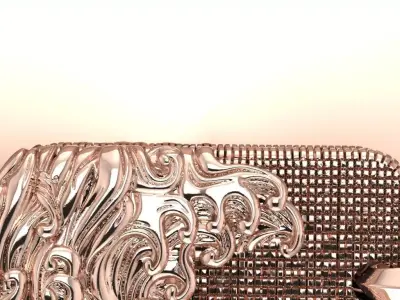 Dog Tag Pendant jewelry 3D model - for Him and Her 3D print model