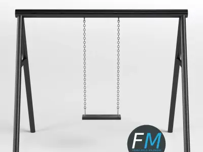 Park swing 1 3D model