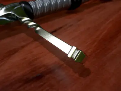 Steel Sword Low-poly 3D model buy