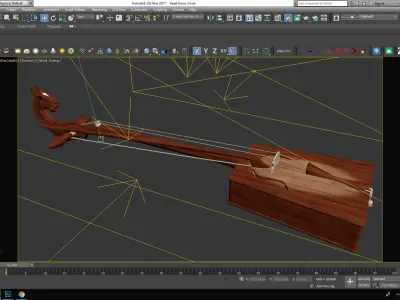 Morin khuur 3D model