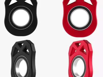 Industrial Ball Bearing Hub Casing 3D model