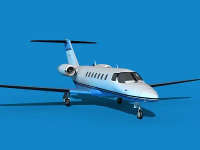 Cessna C528 Citation CJ3 V10 3D model
