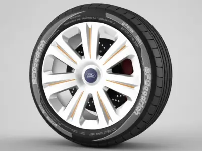 Wheel focus7 3D model