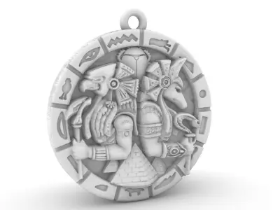 Anubis Pendant  3D print model