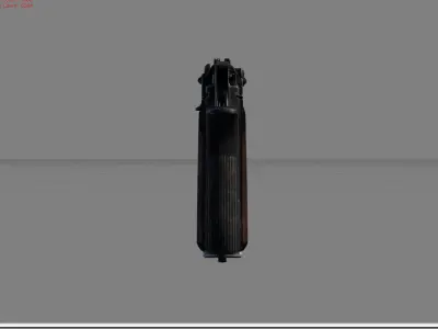Baretta M9 Low-poly 3D model