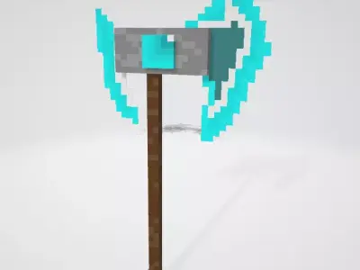 legendary axe 3D model