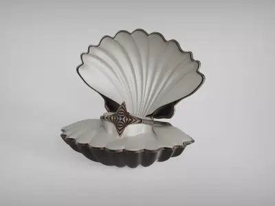 Medieval Bracelets Collection - Seashell Jewelry Box  3D print model