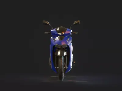 Base model Honda SH 125i 2026 3D model