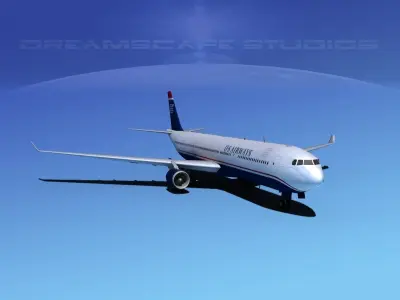 Airbus A330-300 US Airways 3D model