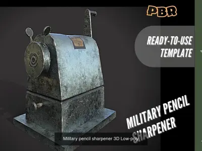 Military table collection 3D Low-poly 3D Model Pack
