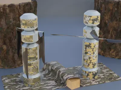 Loitering Ammunition Panzerabwehrdrone  3D model