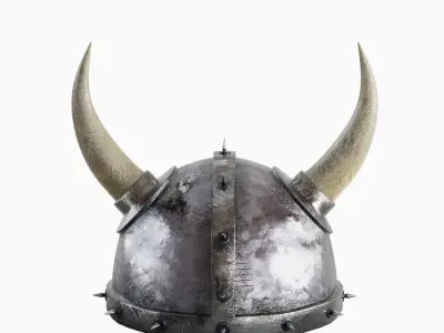 Viking Helmet B 01 3D model