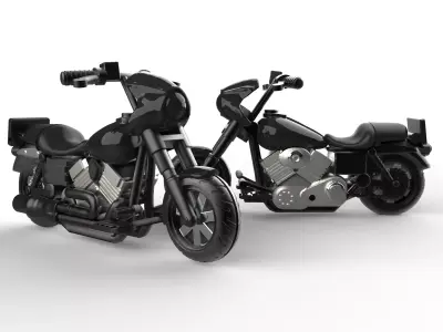 Motorcycle custom  3D print model