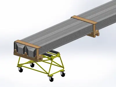 ROOF SHEET PAKCAGED Free 3D model