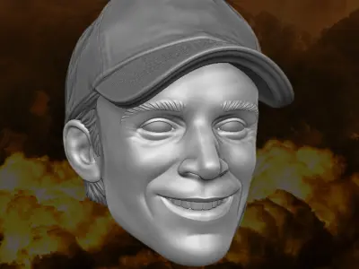 Murdock The A Team fan art 3D printable Files For Action Figures 3D print model