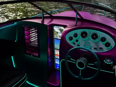 Detailed Boat 3D Model Low-poly 3D model