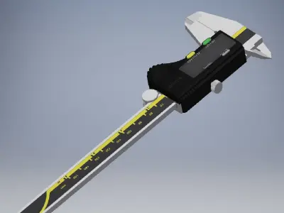 Mitutoyo Digital Caliper 3d model 3D model