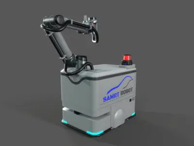 Inspection robots 3D model