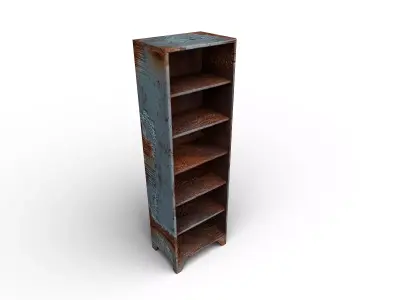 Rusted Metal Stand Low-poly 3D model