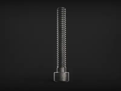 Hexagonal Socket Head Screw for allen key 3D model