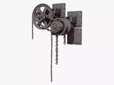 Chain Drive Wall Assembly M1 3D model