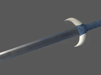 Sword Low-poly 3D model 62