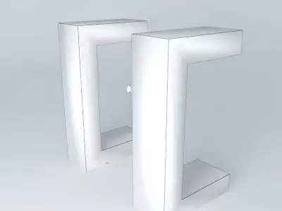 switch pair of squares Free 3D model