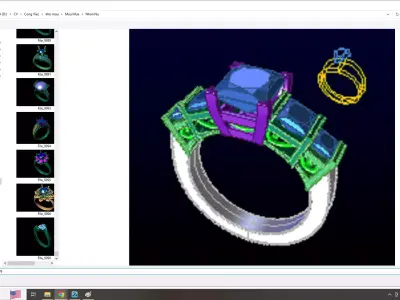 Ring diamond Free 3D model from CGTrader