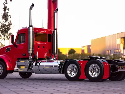 Peterbilt 567 DayCab  3D model