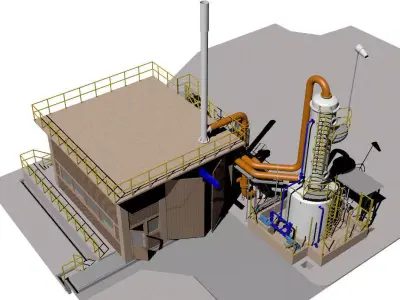 Control chlorine leak Free 3D model