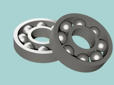 Bearing ball with balls in it Free 3D model