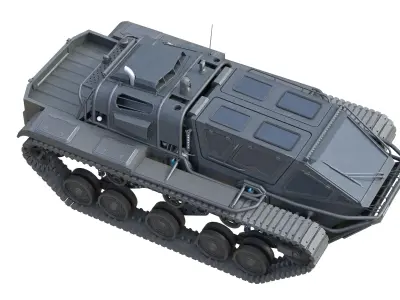 Ripsaw EV3 F4   Low-poly 3D model