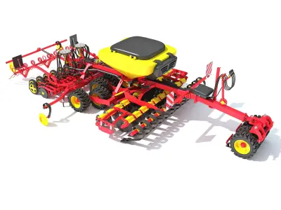 Seed Planter Machine 3D model