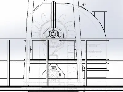 bucket elevator 3D model