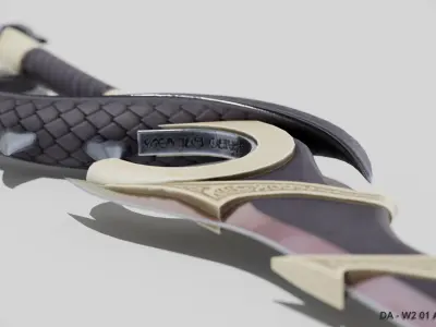 DA W2 01 Arkanum Low-poly 3D model