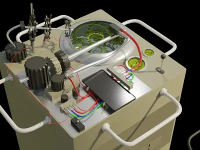 Time machine Free 3D model purchase