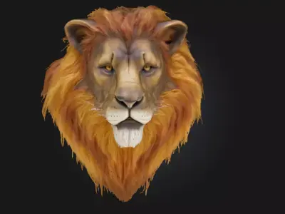 Majestic Mane  Flowing Power and Regal Grace 3D model