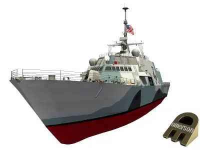 USS Freedom LCS Camouflage 3D model