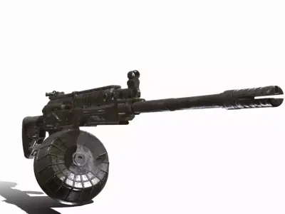 RPK 16 Low-poly 3D model