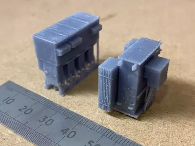 Model Railway Industrial Electrical Sub Station Transformers 3D print model