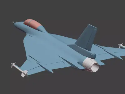 f-16xl 3D print model
