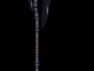 Axe weapon Free low-poly 3D model