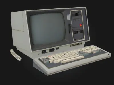 Retro Tech Nostalgia  Echoes of a Bygone Digital Era 3D model