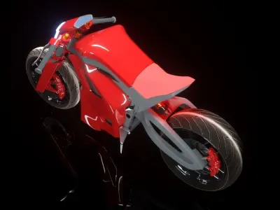 MOTORCYCLE 3D model 7